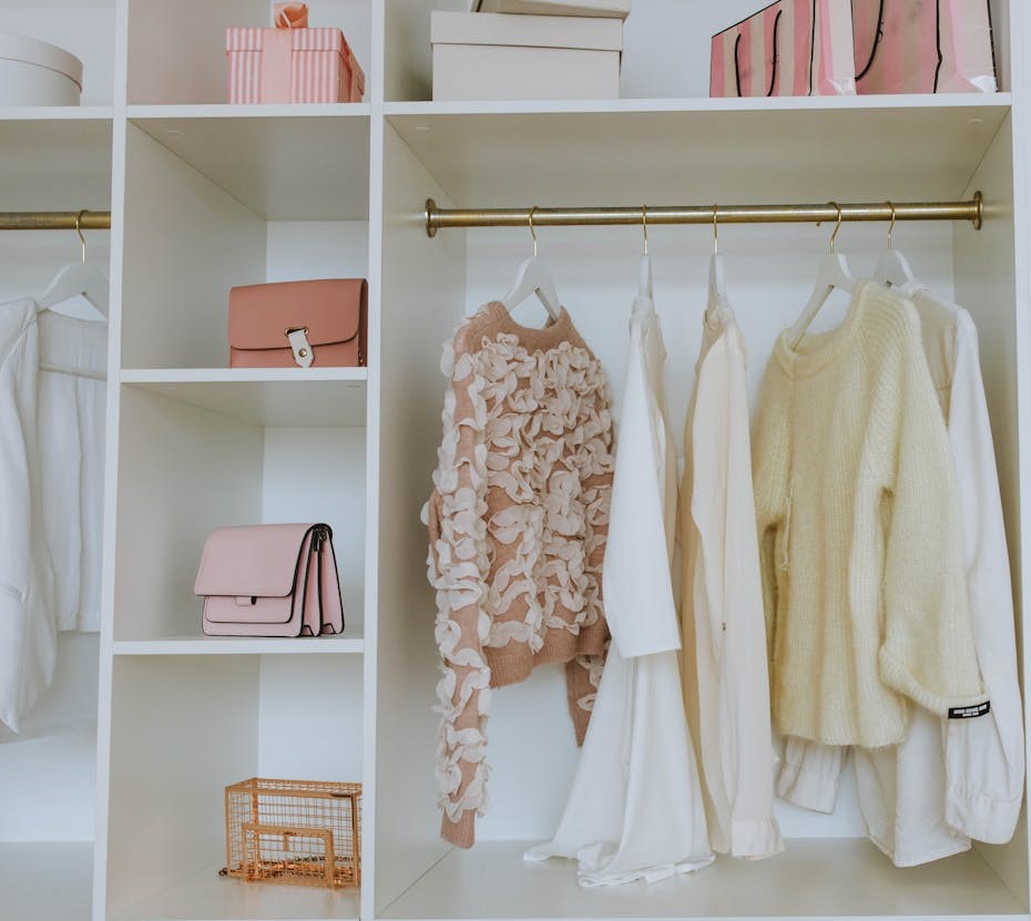Beautiful closet. Ways to organize