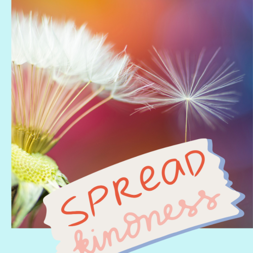 Kindness dandelion seed
