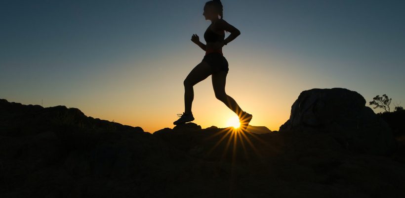 Woman Running Goal Setting Tips