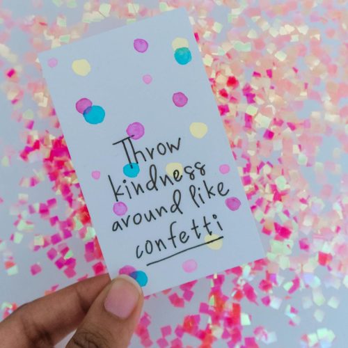 Kindness counts confetti
