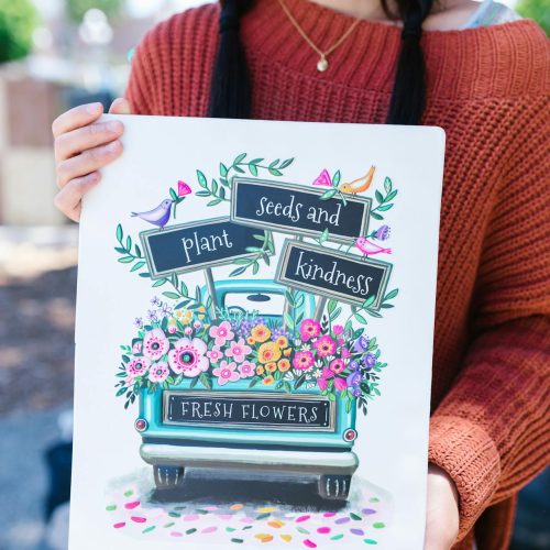 Plant seeds and kindness